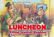 The Luncheon By William Somerset Maugham